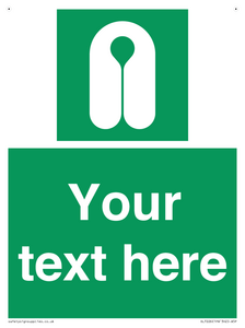 Custom sign safe condition Lifejacket